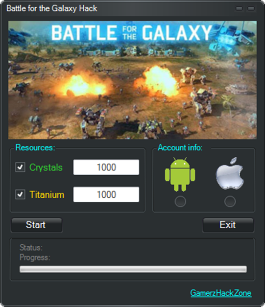 Battle for the galaxy cheats tool download